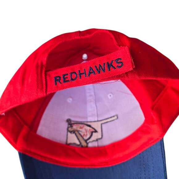 Oklahoma City Redhawks Baseball Team Adjustable Hat Cap OKC Red White Blue - Picture 3 of 8
